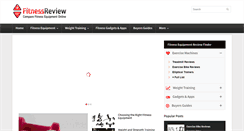 Desktop Screenshot of fitnessreview.co.uk