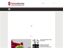 Tablet Screenshot of fitnessreview.co.uk